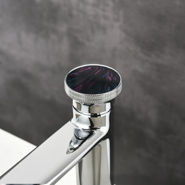 Смеситель для раковины Black&White Gravity 7107C хром