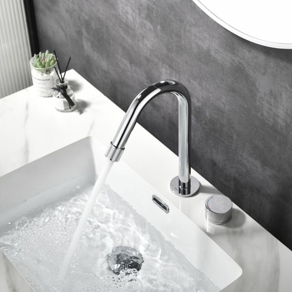 Смеситель для раковины Black&White Gravity 7108C хром