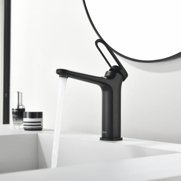 Смеситель для раковины Black&White Gravity 7109MB чёрный матовый