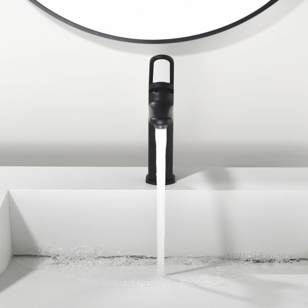 Смеситель для раковины Black&White Gravity 7109MB чёрный матовый