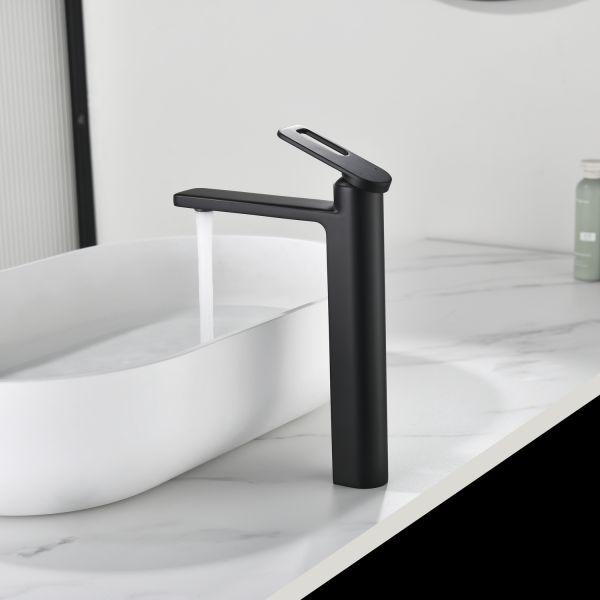 Смеситель для раковины Black&White Gravity 7203MB чёрный матовый