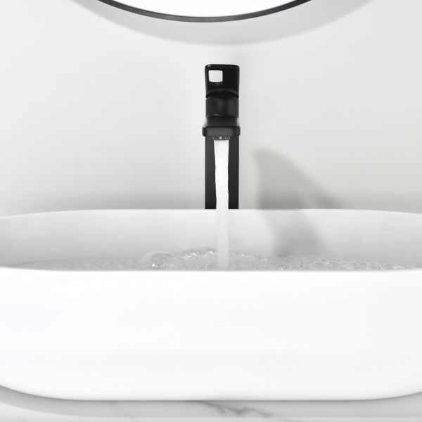 Смеситель для раковины Black&White Gravity 7203MB чёрный матовый