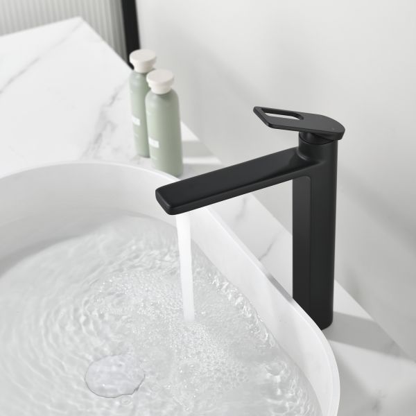 Смеситель для раковины Black&White Gravity 7203MB чёрный матовый