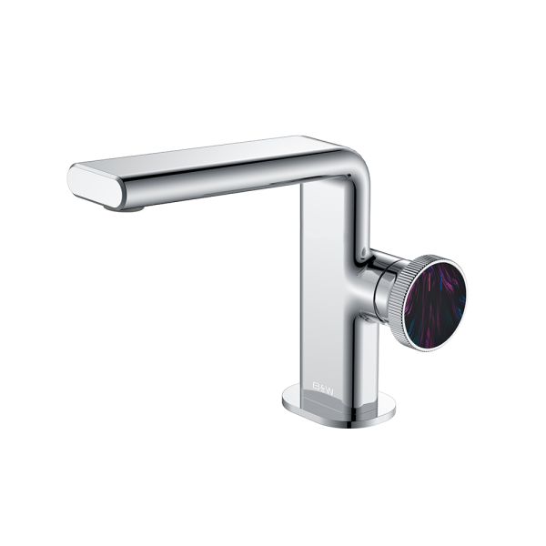 Смеситель для раковины Black&White Gravity 7207C хром