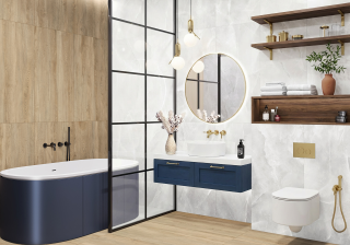 Керамогранит Alma Ceramica GFU60120OND07L лаппатированный Оникс Даймонд / Onyx Diamond 600х1200х8,5