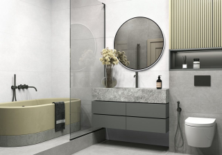 Керамогранит Alma Ceramica GFU6060BTP47R матовый Бетон Про / Beton PRO 600x600