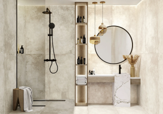 Керамогранит Alma Ceramica GFU6060CMT04R матовый Цементо / Cemento 600x600
