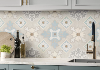 Керамогранит Alma Ceramica GFU6060FLL46R матовый Флорал / Floral 600x600