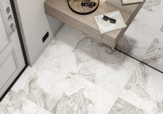 Керамогранит Alma Ceramica GFU6060PTG04R матовый Патагония Айс / Patagonia Ice 600x600
