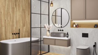 Керамогранит Alma Ceramica GFU6060RKL07R матовый Рок Лайн / Rock Line 600x600