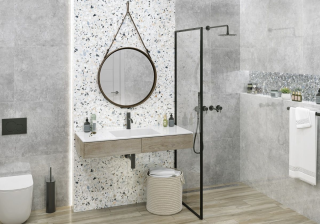 Керамогранит Alma Ceramica GFU6060TRZ07L лаппатированный Терраццо / Terrazzo 600x600