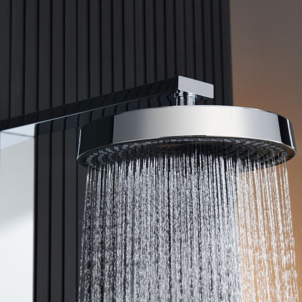 Душевая стойка Black&White Gravity 9005C с термостатом хром