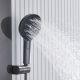 Душевой комплект Black&White Gravity 9025GM с термостатом оружейная сталь