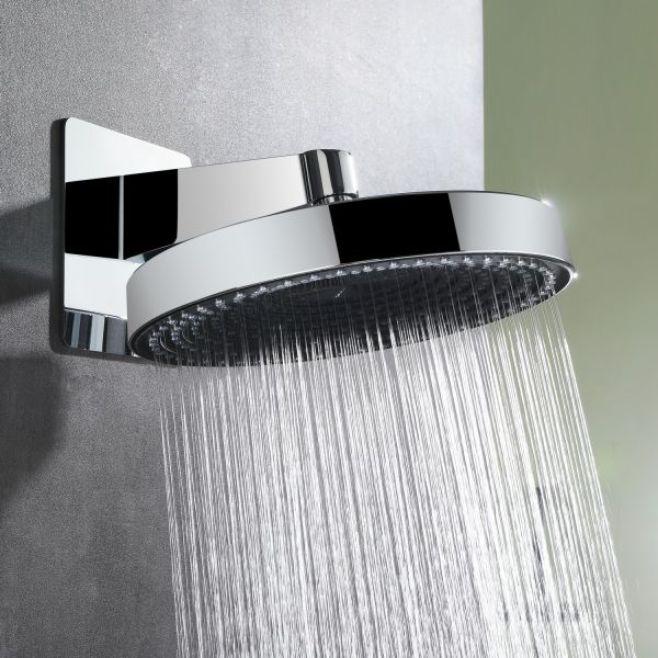 Душевой комплект Black&White Gravity 9401C с термостатом хром