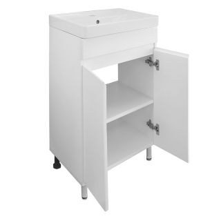 Тумба с раковиной Azario Эстима CS00094634 50 см белый