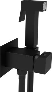Гигиенический душ Paffoni Tweet Square ZDUP112NO со смесителем, С ВНУТРЕННЕЙ ЧАСТЬЮ Гигиенический душ Paffoni Tweet Square ZDUP112NO со смесителем, С ВНУТРЕННЕЙ ЧАСТЬЮ