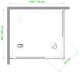 Душевой уголок Royal Bath HPD 110x100см белый RB11010HPD-T