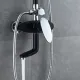 Душевая стойка Shevanik S9836H чёрный/хром