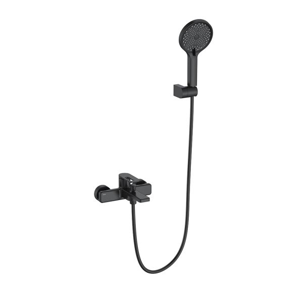 Смеситель для ванны и душа Black&White Gravity 9101MB чёрный матовый