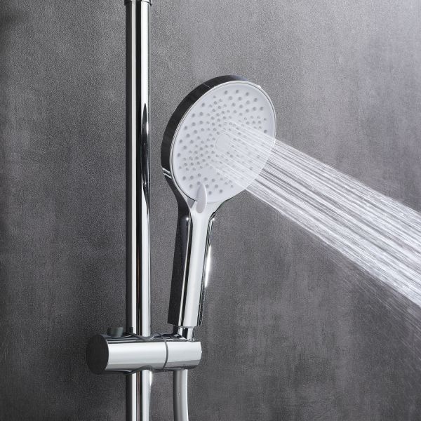 Душевая стойка Black&White Gravity 9103С хром