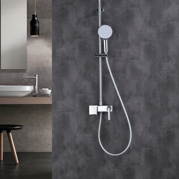 Душевая стойка Black&White Gravity 9103С хром