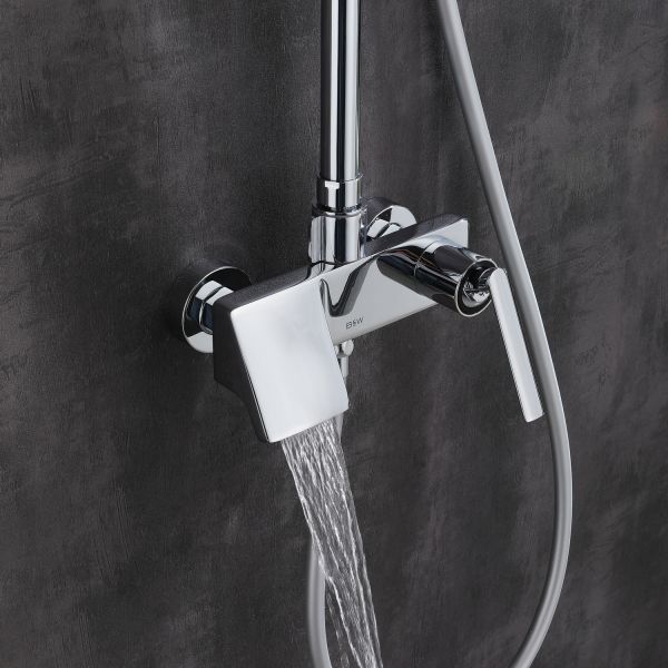 Душевая стойка Black&White Gravity 9103С хром