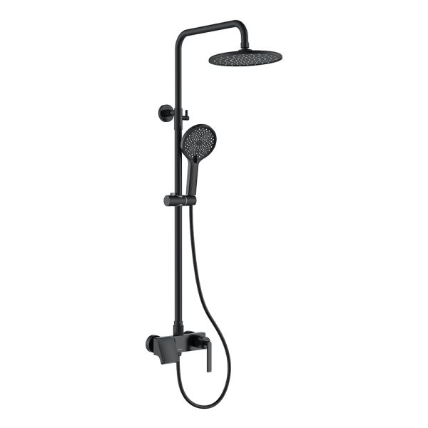 Душевая стойка Black&White Gravity 9103MB чёрный матовый