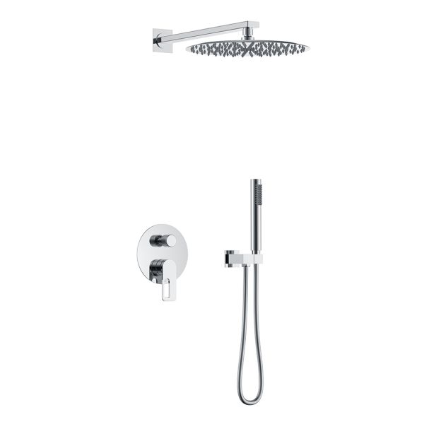 Душевой комплект Black&White Gravity 9105C хром