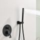 Душевой комплект Black&White Gravity 9105MB чёрный матовый