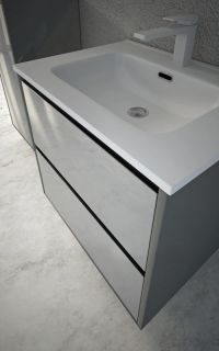 Тумба под раковину Cezares 100x57 Antracite Glass 41805
