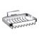 Мыльница с держателем Wonzon & Woghand Flat WW-9724 хром