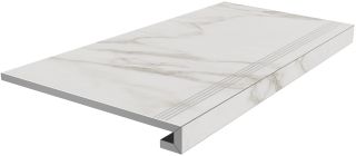 Ступень Kerama Marazzi SG850192R\GCF клеёная Монте Тиберио серый светлый лаппатированный 33x80x0,9