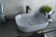 Раковина Gid Gm1302 53336 накладная серая матовая 50x40x14