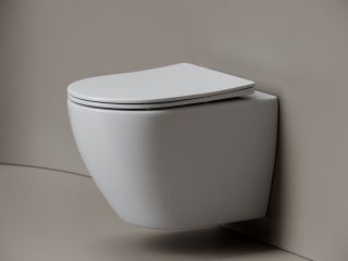 Унитаз подвесной Ceramicanova Мия (Mia) CN1805T торнадо белый
