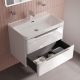 Тумба с раковиной IDDIS Клауд Икс (Cloud X) CLX80W0i95K 80 см белый