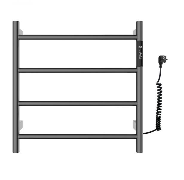 Полотенцесушитель электрический Wonzon & Woghand Bonn WW-AL404-GM 47x47 см тёмный графит