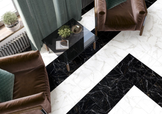 Керамогранит New Trend Дизайн Стоун Маркина / Design Stone Marquina GP2020DNS99 матовый 200х200х8