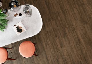 Керамогранит Delacora Рилвуд каштановый / Realwood Marrone GP2090REL21R сахарный эффект 200х900