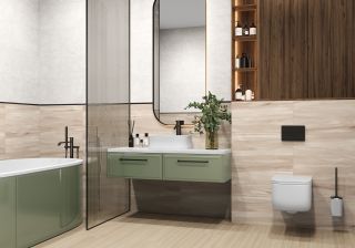 Керамогранит Artkera Group Лофтхоум серо-коричневый / Lofthome Taupe GP36LOF18 300x600х8 матовый