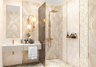Керамогранит New Trend Венис бежевый / Venice Beige GP40VEI11L лаппатированный 600х600
