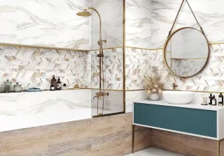 Керамогранит New Trend Волкано светлый / Volcano Light GP40VOC15L лаппатированный 600х600