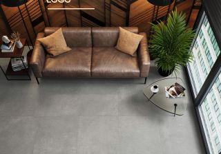 Керамогранит Artkera Group Микроцемент серый / Microcement Gray GP6060MIM15M 600x600 матовый