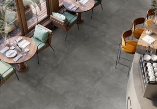 Керамогранит Artkera Group Микроцемент черный / Microcement Black GP6060MIM99M 600x600 матовый