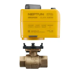 Кран с электроприводом Neptun Click Special Edition 100037106300 бронза 230В 1/2