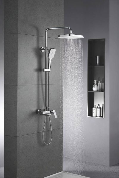 Душевая стойка Rose R1836 хром Душевая стойка Rose R1836 хром