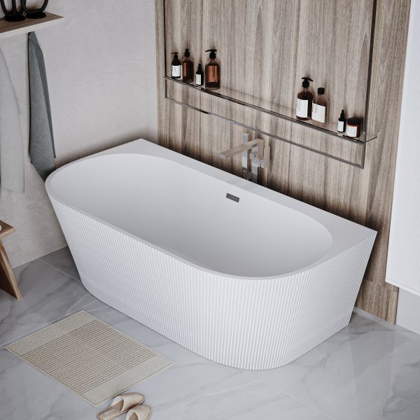 Акриловая ванна Grossman Cristal GR-17071M 170x80см белый матовый