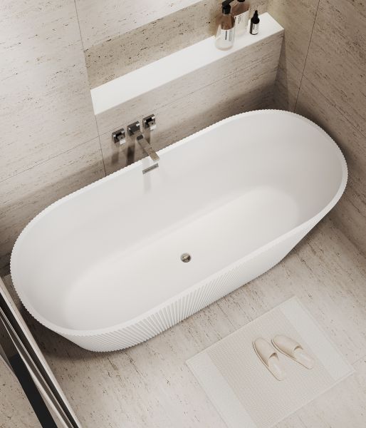 Акриловая ванна Grossman Forta GR-27021M 170x75см белый матовый