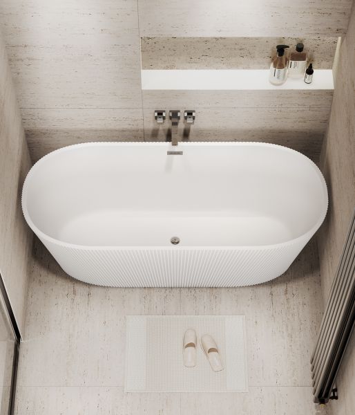 Акриловая ванна Grossman Forta GR-27021M 170x75см белый матовый