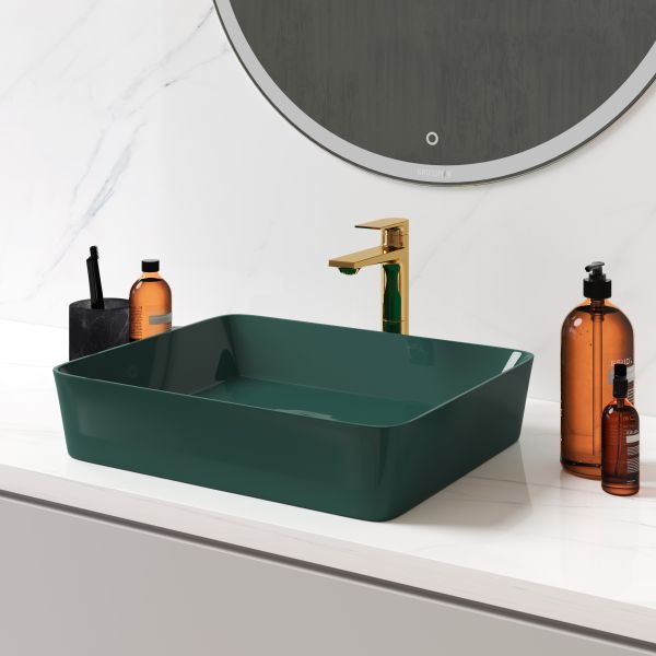 Раковина Grossman Color 48см светло-зелёный матовый GR-3016OLM