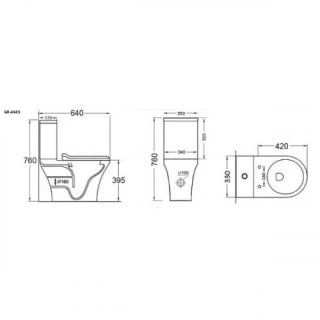 Унитаз Grossman GR-4443S (640*360*830) Унитаз Grossman GR-4443S (640*360*830)
